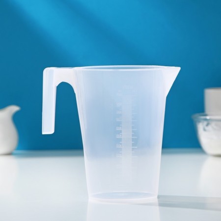 Jug of a measured share, 1 l, the color is transparent-1