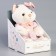 Soft toy "Little Friend", a cat in a pink dress