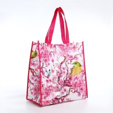 The bag is economic on the button, the color is raspberry