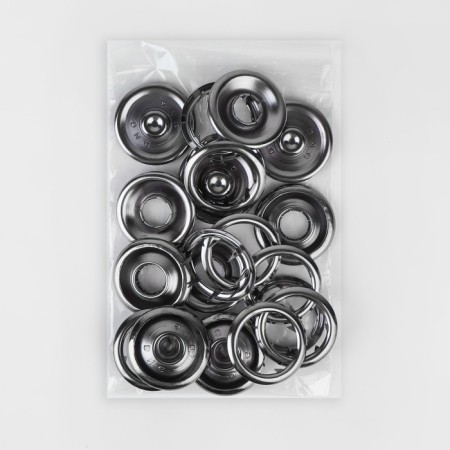 Shirt, open button, d = 30 mm, black nickel color-2