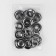 Shirt, open button, d = 30 mm, black nickel color