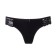 Panties female thongs, black color (nero), size 44 (s)