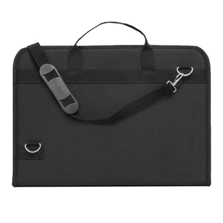 Folder for drawings and drawings for artists A3, 450 x 320 x 30 mm, handles, frame, textile, estado, black
