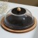 Black marble lid, 15 cm