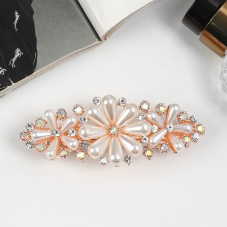 Hair hairpin "Milada" Flower, 9 cm