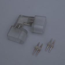 Luazon Lighting Corner Connector for a flexible neon 12 × 24 mm, inner angle