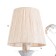 Bra "Laurent" 1x40W E14 white+gold 30x15x30 cm.