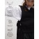 Knitted children's vests Amarobaby Bow, height 128 cm, black color