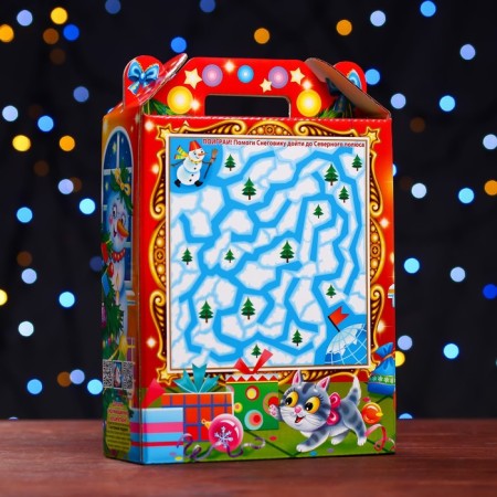 Gift box "New Year's gatherings", 16.8 x 6.8 x 20.9 cm-1