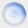 Black dining plate "Lotus", d = 19.5 cm, blue color