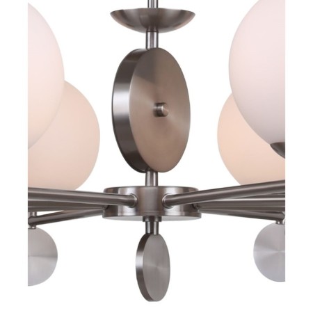 Marse27 60W rush chandelier, size 92x92x52-70 cm, color nickel-2
