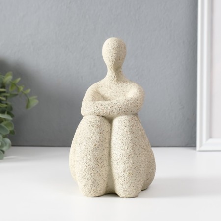 Souvenir Polystone "Lauren Honey" White 11.5x11x19 cm-2