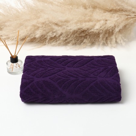 Trick Orecchio 70x120cm towel, purple color, 460g/m, cotton
