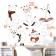Sticker Plastic Interior "Fox" 60x90 cm