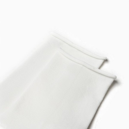 Women's socks without elastic bands, white color, size 36-40-1