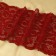 Lace elastic fabric, 170 mm × 2.7 ± 0.5 m, burgundy color