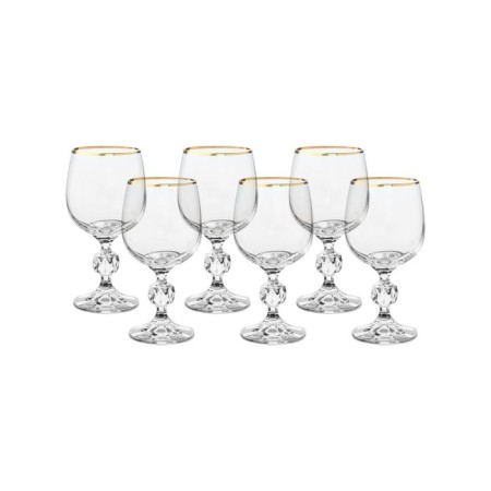 A set of glasses for white wine STERNA, decor “Gold Gold”, 190 ml X 6 pcs.-1