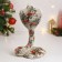 Figure "Snake of a cobra with an open mouth" Color white, 20x18x35cm
