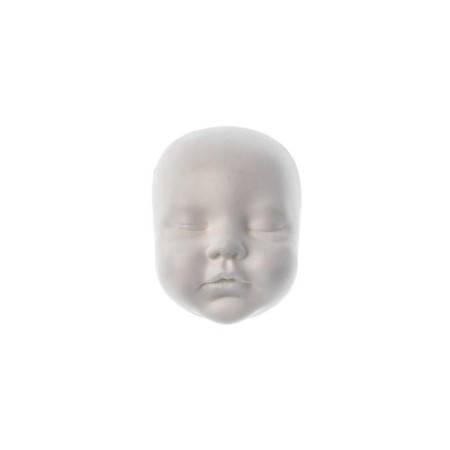 Mold Silicon "baby's face" 5.5x4.3 cm mix