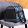 Bag - animal transportation, folding, nylon, 43 x 26 x 28 cm, mix of colors
