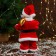 Santa Claus "Red fur coat, strap, with a flashlight" with backlight, moves, 27 cm