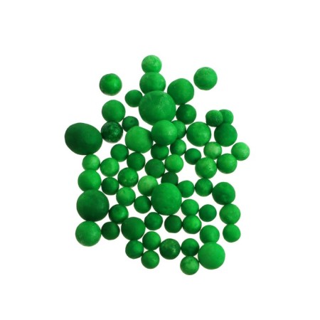 Nozzle foam balls, dill taste, green color-2