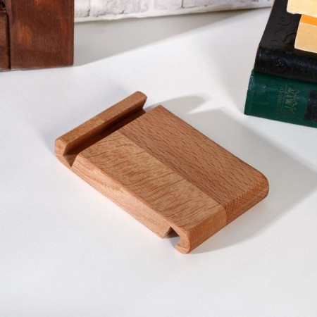 Top for phone and tablet, beech 13x8 cm-4