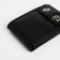 Male purse on magnets, black color