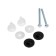 Reinforcement for flush tanks "Ani Plast" WC6050 Economy, with side eyeliner 1/2 ", white button