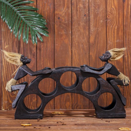 Souvenir stand for the bottles "Aborigines on the bridge" 32x60x15 cm-1