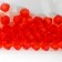 Glass beads 4 mm (set 40 pcs), Z-439 (806 red)