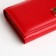 Women's wallet on magnet, red color