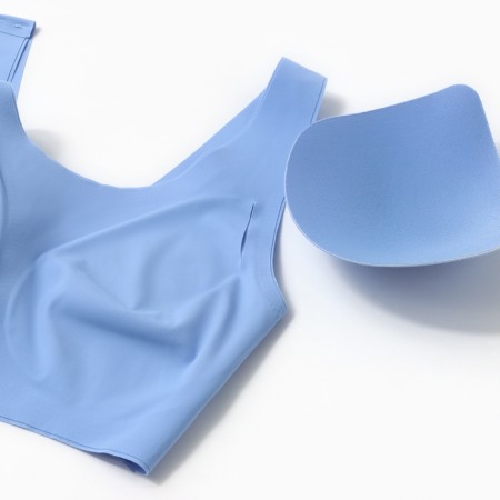 Bustier female, blue color, size 44 (s)-1