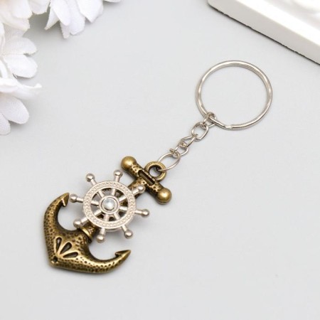 Trick Metal "Anchor and helm" 4.3x2.8 cm-1