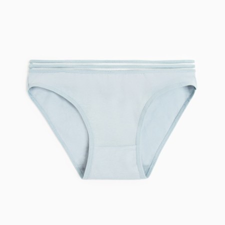 Panties female slips, blue color, rr 44-46