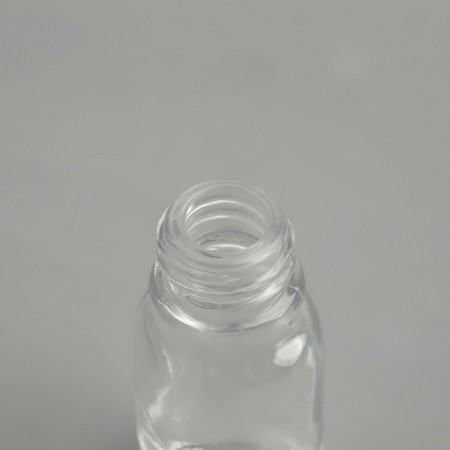 A bottle for storage, with a pipette, 10 ml, silver/white color-4