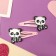 Invisible hair "Princess" (set 2 pcs) Panda, 5.5 cm, pink