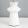HELP LAM "Ju" 1x40W E14 white 22x22x37cm