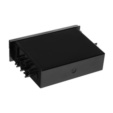 Universal cup holder and organizer of space 1din, black-4