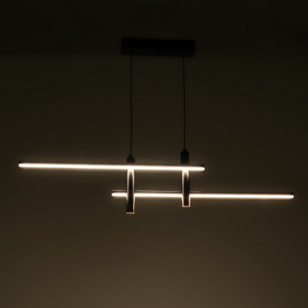 Lamp with DDD "Montana" LED 30W 3000-6000K black and gold 91x7x21 cm-4