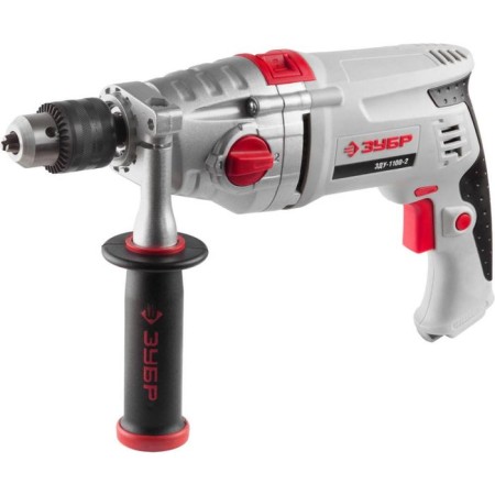 Shock drill "Zubble" ZDU-1100-2 ERMM2, met. Corps gearbox, cartridge 13mm, 1100W, 2 speed.