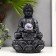 The desktop fountain from the network, the backlight "Gray Buddha with the ball" 30x19x19 cm