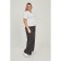 Female trousers, size 58, black color