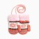 Baby mittens, peach color, size 13 (2-4 years)