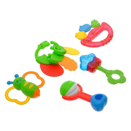 A set of rattles "Ringeous joy", 5 pcs, Kroshka I-6