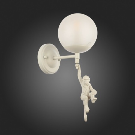 Wall lamp EVOLUCE. Sle115101-01. Tenato. 1x60 W, E27, 10.5x27 cm, white color-4
