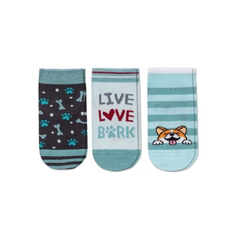 Socks children's cotton CONTE KIDS TIP-Top, size 12, Assorted color, 3 pairs