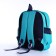 Baby backpack on lightning, 3 outer pockets, turquoise color