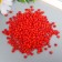 Glass beads 6/0 "matte. Red Chestan" 30 g
