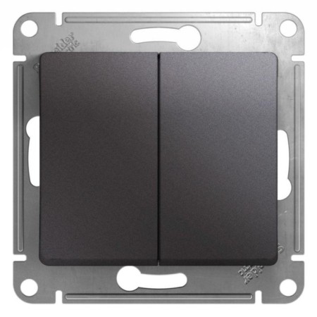 Switch Sche GSL001351 Glossa, SP, 10A, 2 keys,